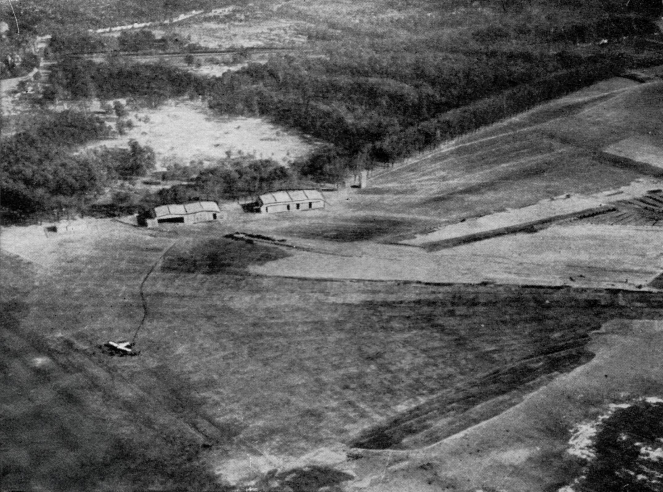 Luftbild des Tempelhofer Feldes